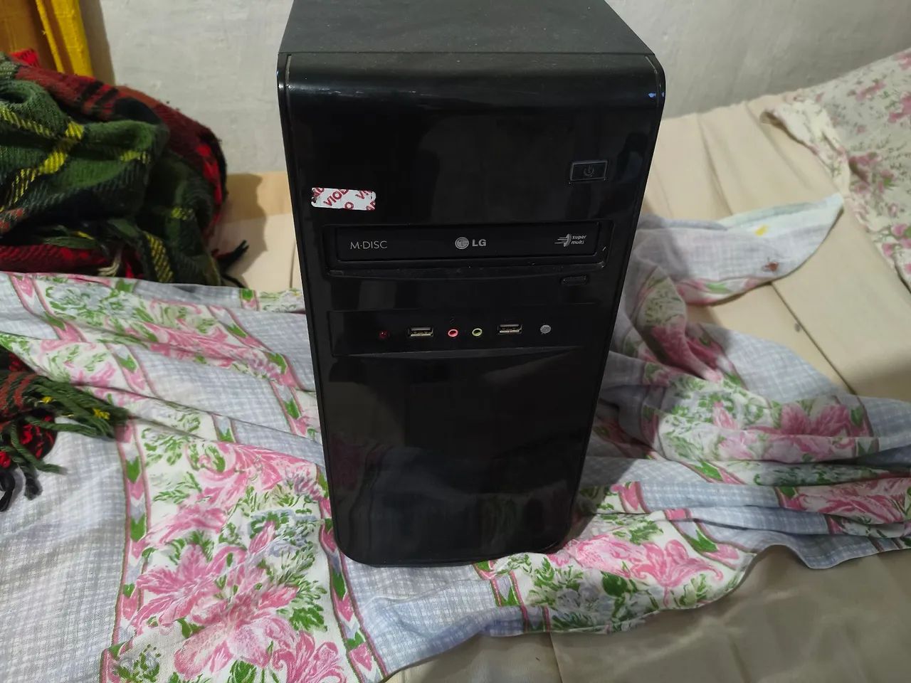 Gabinete+ leitor de dvd+ placa mãe  - Foto 2