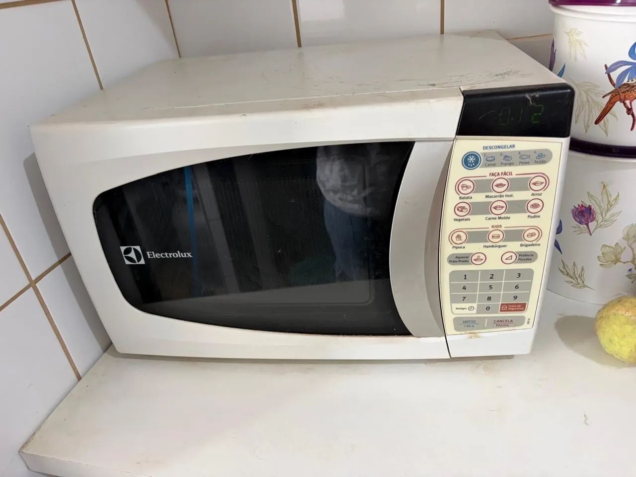 Microondas com defeito 