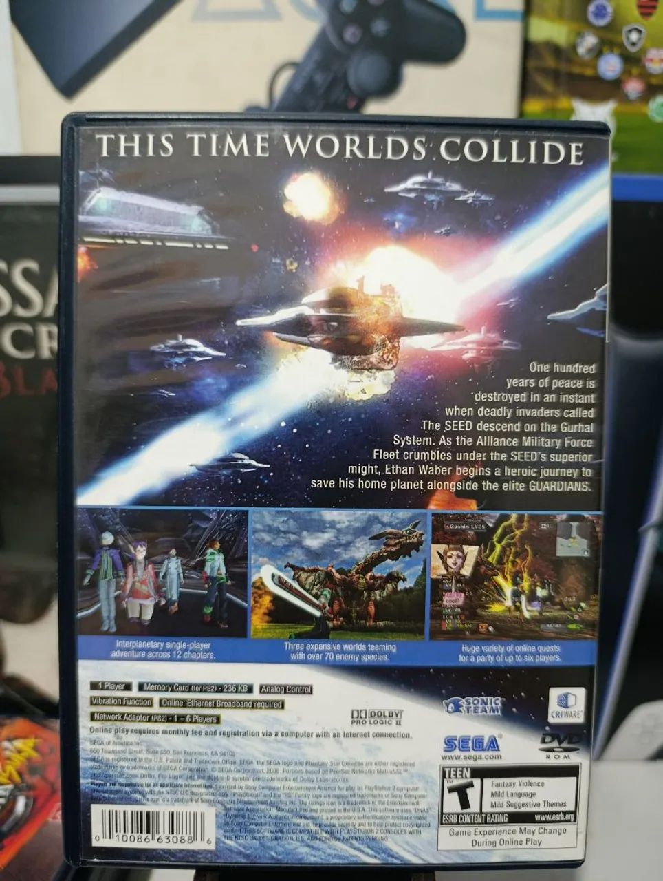 Phantasy Star Universe - PS2 - Foto 2