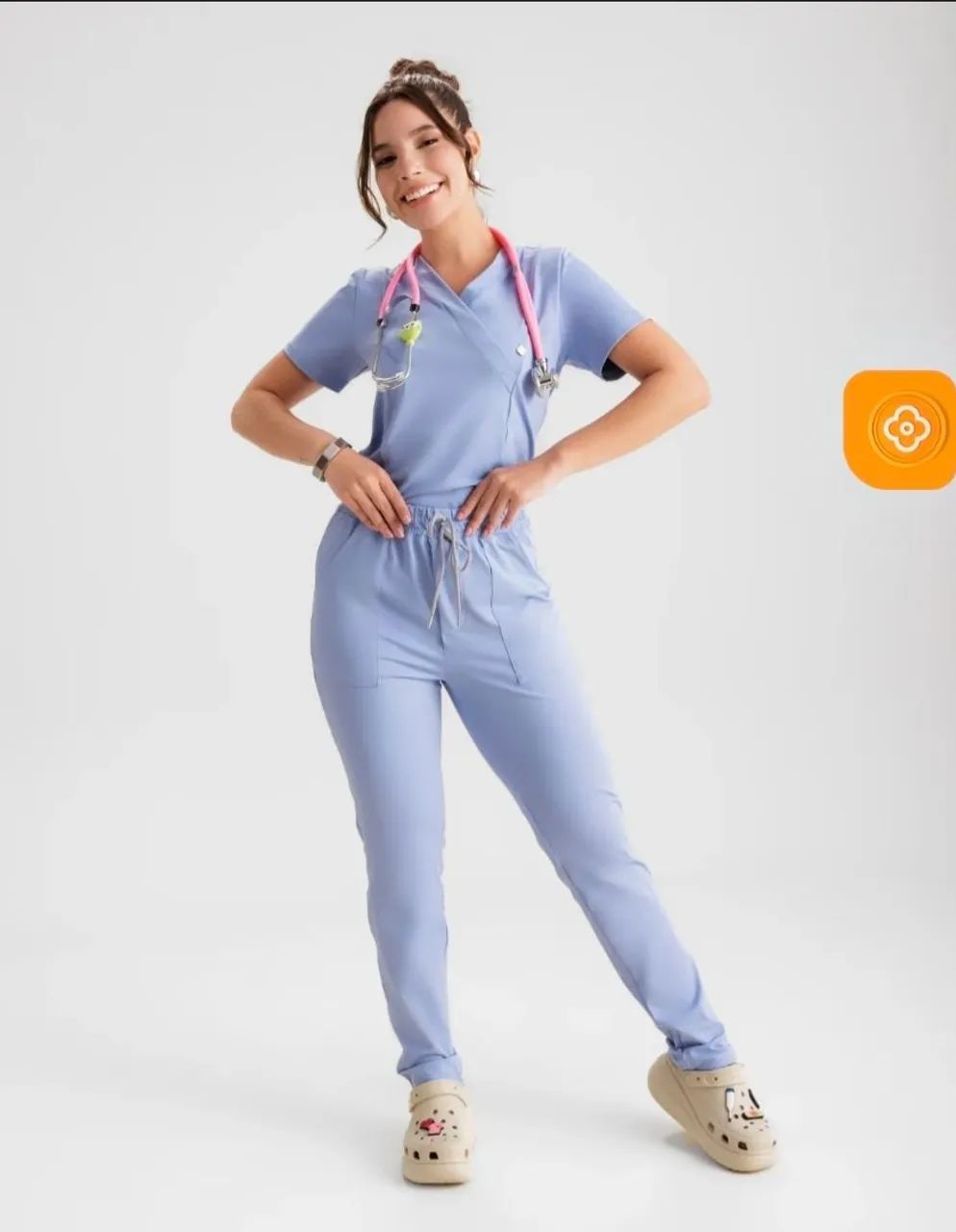 Calça (Scrub) Dra. Charm (P) 