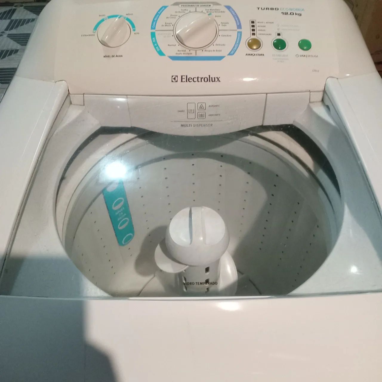 Maquina lavar eletrolux 12 kg funcionando perfeitamente 