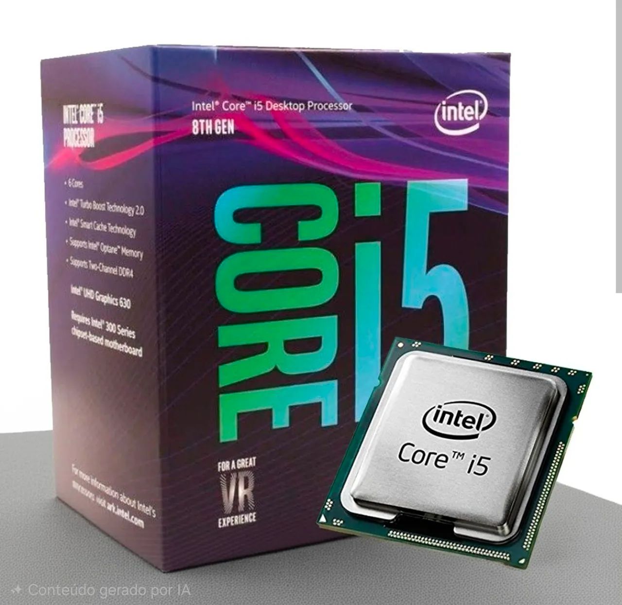 PROCESSADOR INTEL I5- 8400 - EXCELENTE  - Foto 2