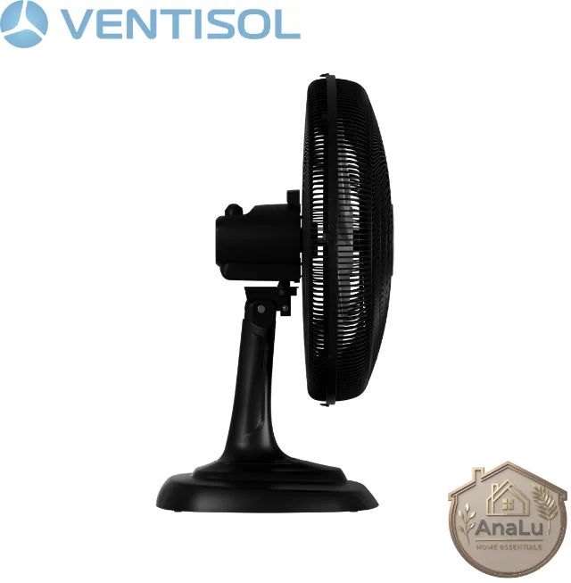 Ventilador Mesa Ventisol 30cm 6 Pas Preto - Foto 5