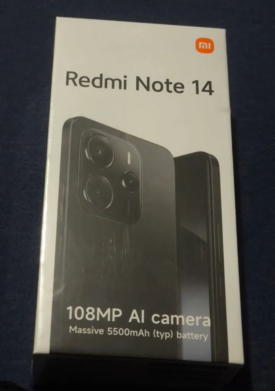 Vendo Xiaomi Redimi Note 14 Preto Lacrado