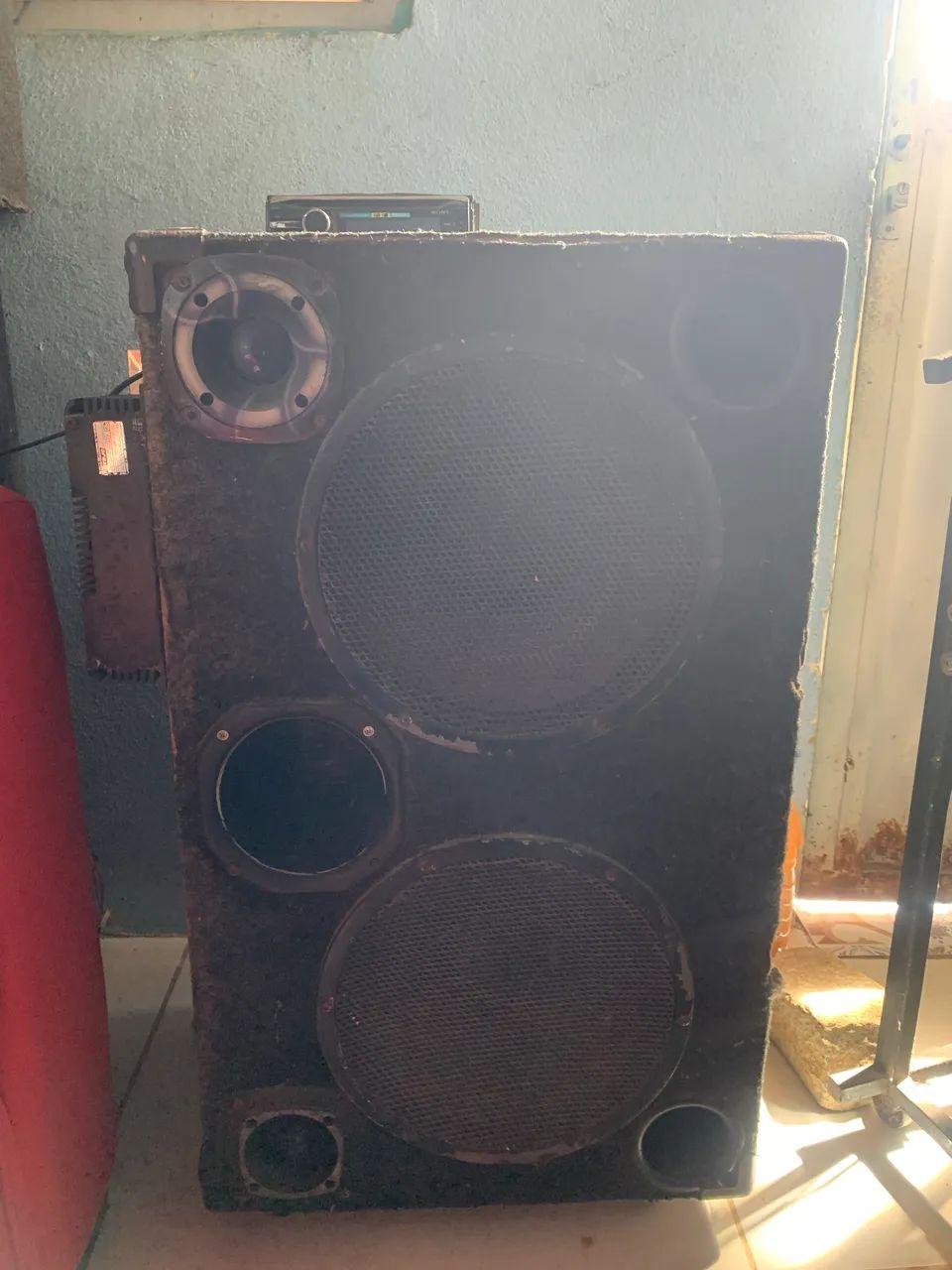 vendo caixa de som de duas bocas