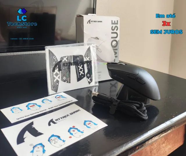 Mouse Gamer Sem Fio Attack Shark X11 - Foto 2