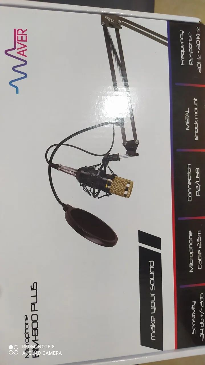 Microfone condensador BM800 - Foto 2