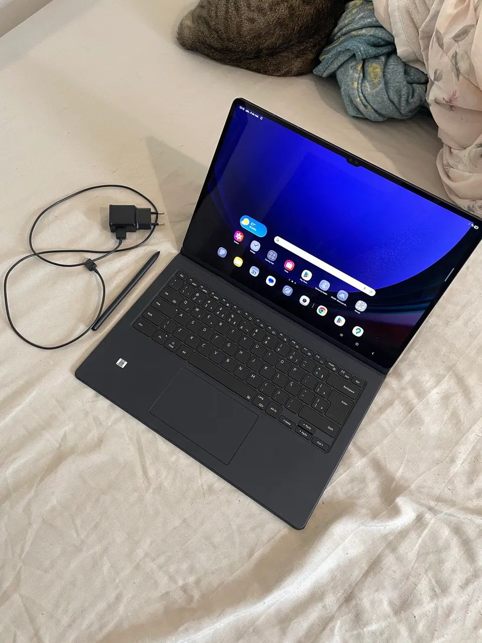 Galaxy Tab S9 Ultra グレー 美品 Samsung Galaxy Tab S9 Ultra 512GB + Caixa + Capa + Teclado +