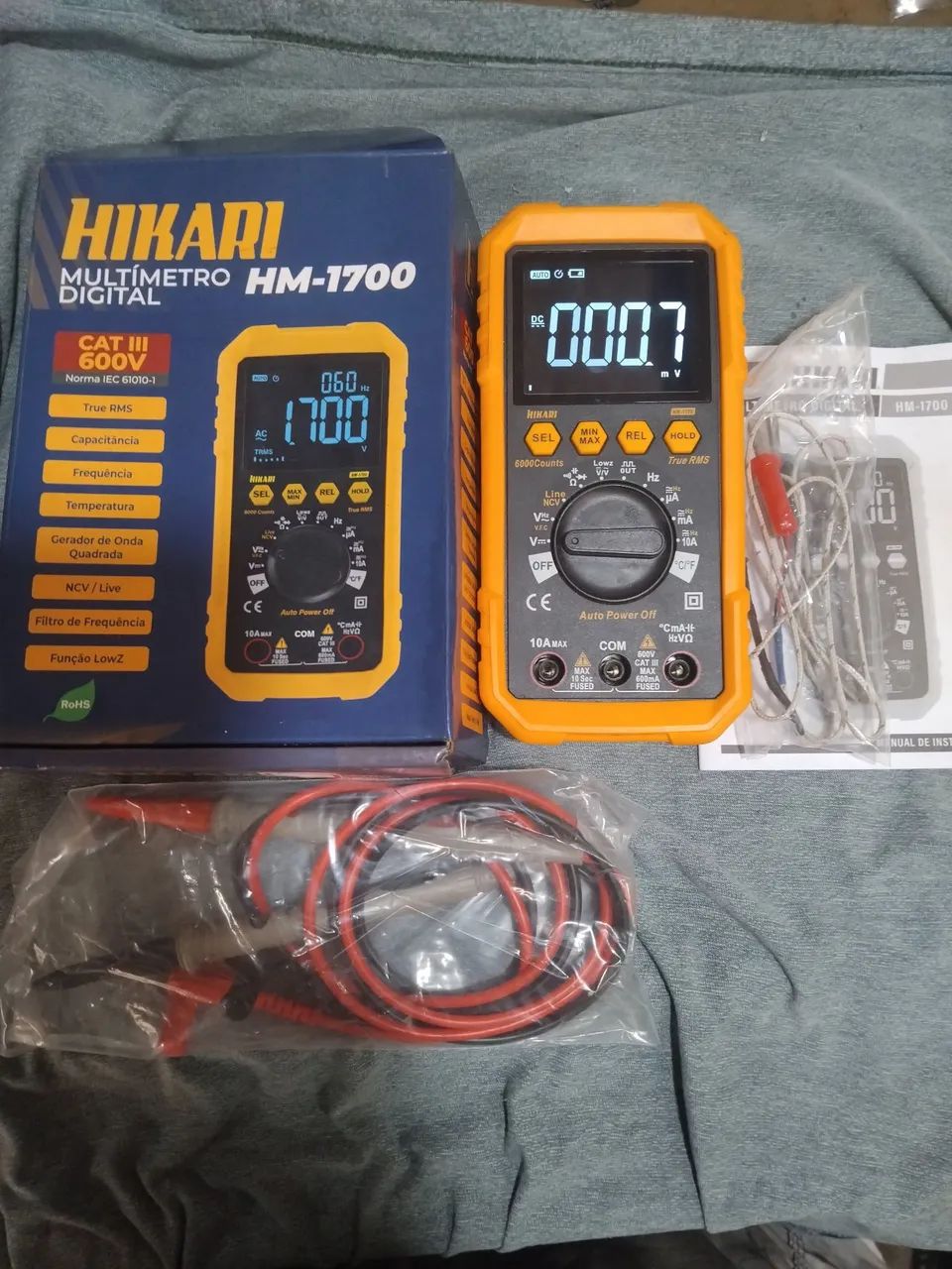 Multímetro digital hikari HM-1700 - Foto 4