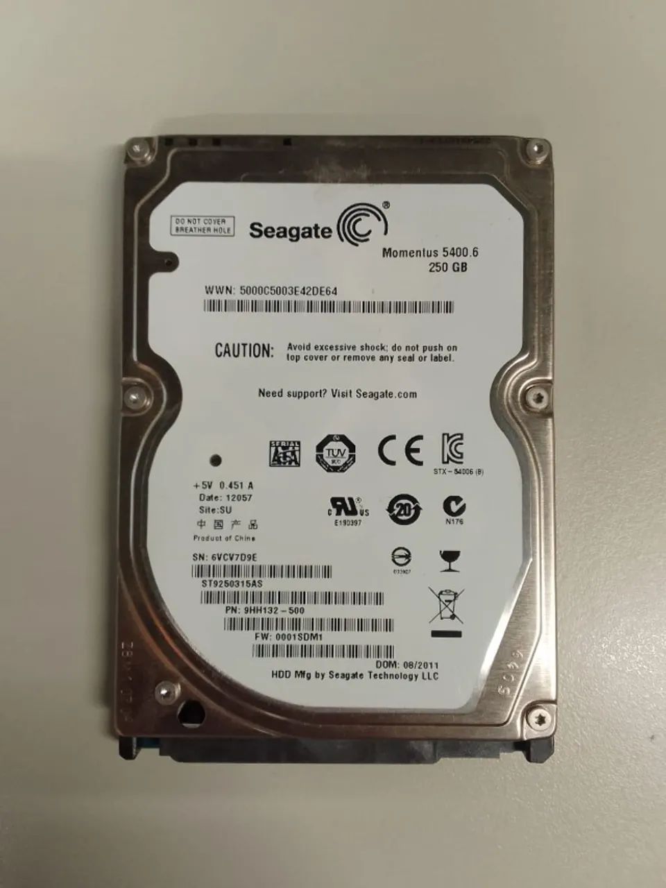 HD IDE 250GB Notebook 