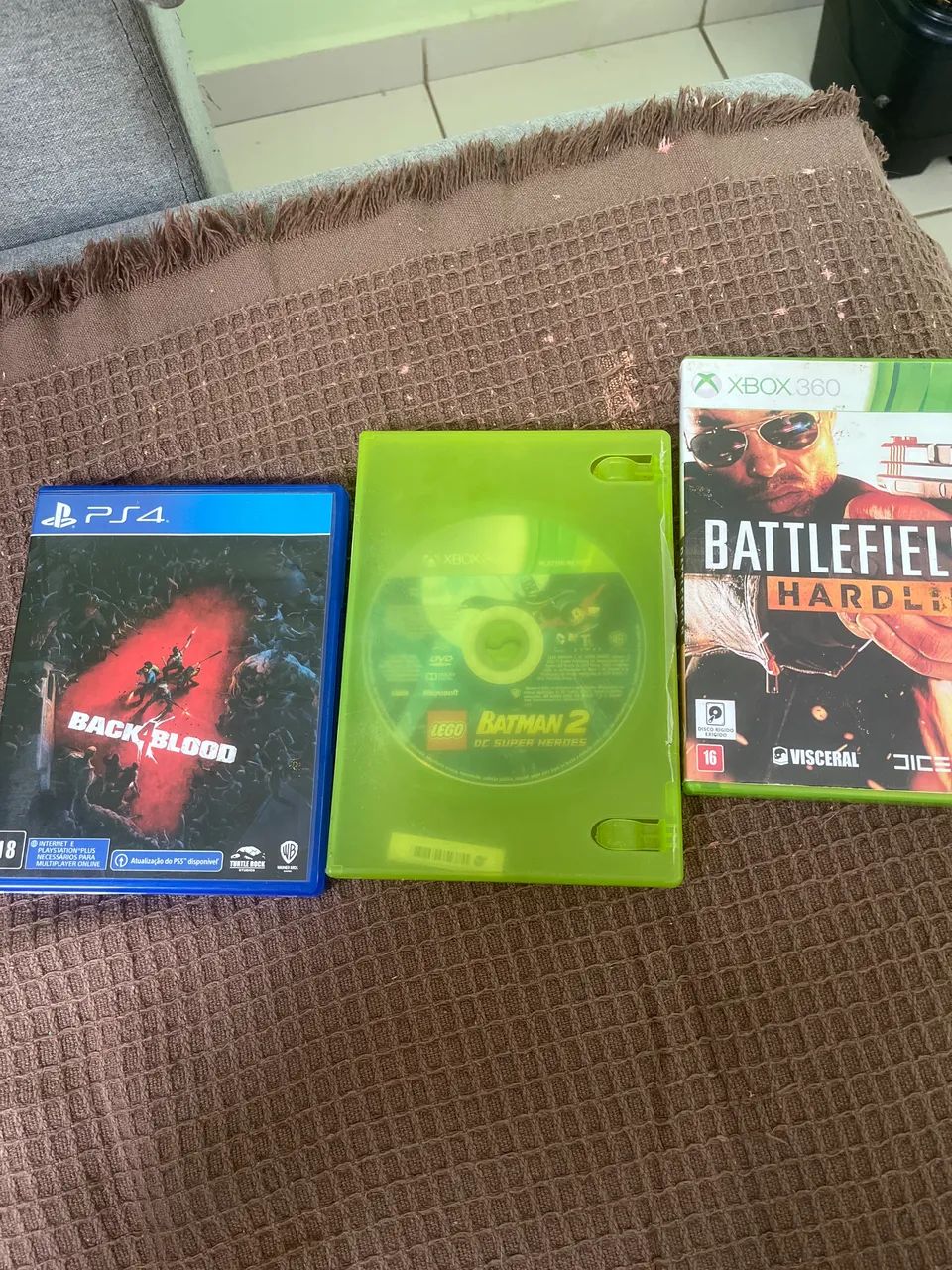 Jogos de videogame (Xbox 360 e ps4)