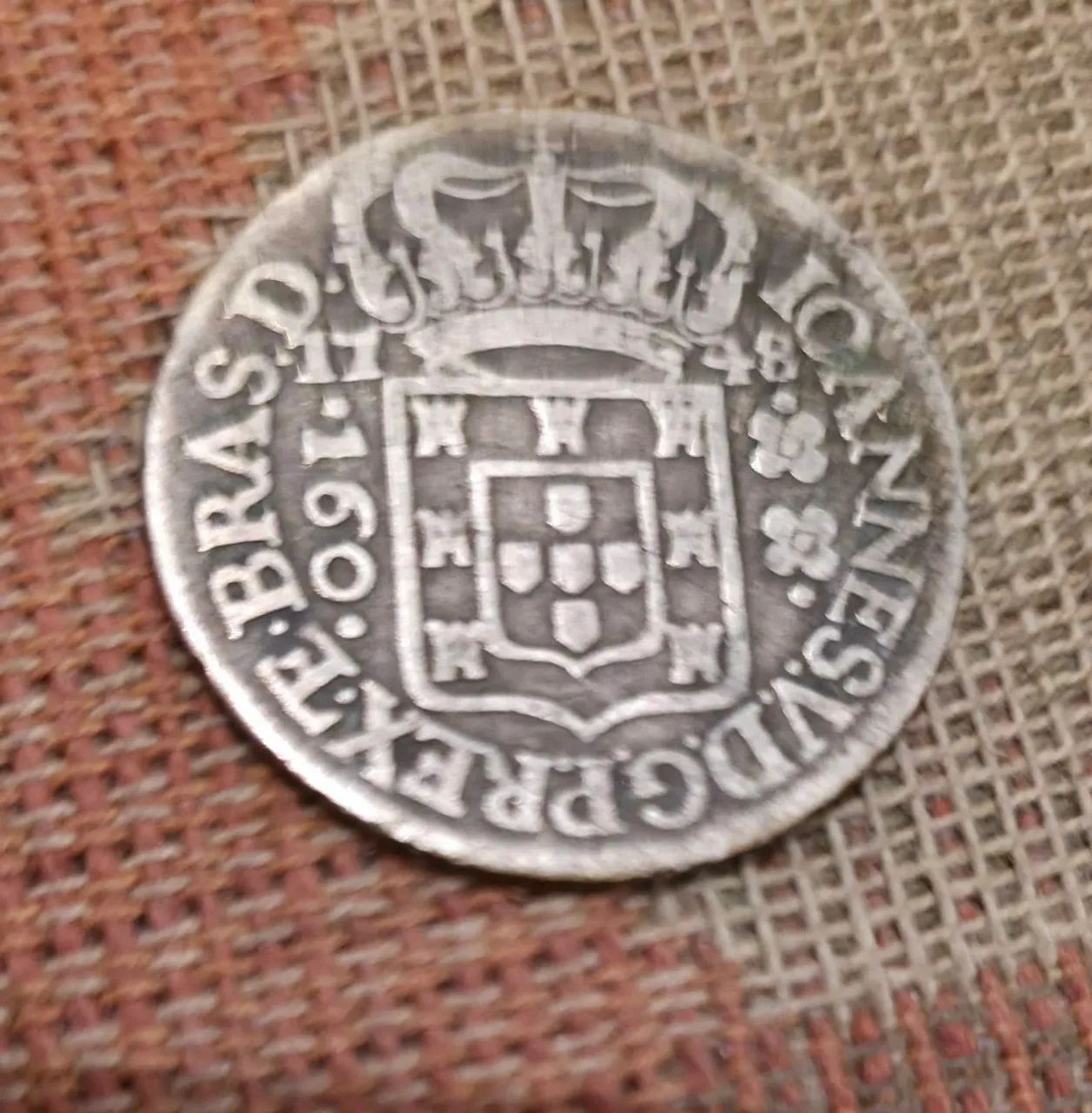 Moeda de Prata 1748 (D. João V) - Foto 2