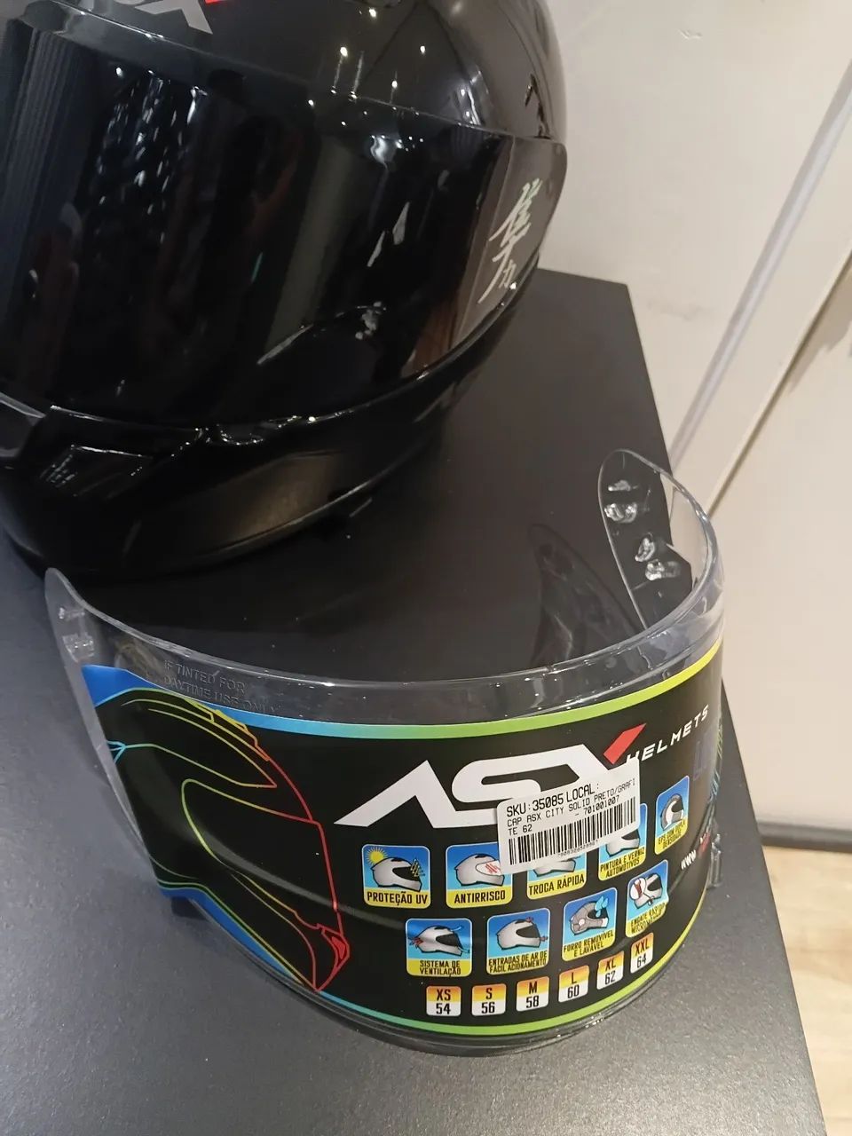 Capacete asx  - Foto 3
