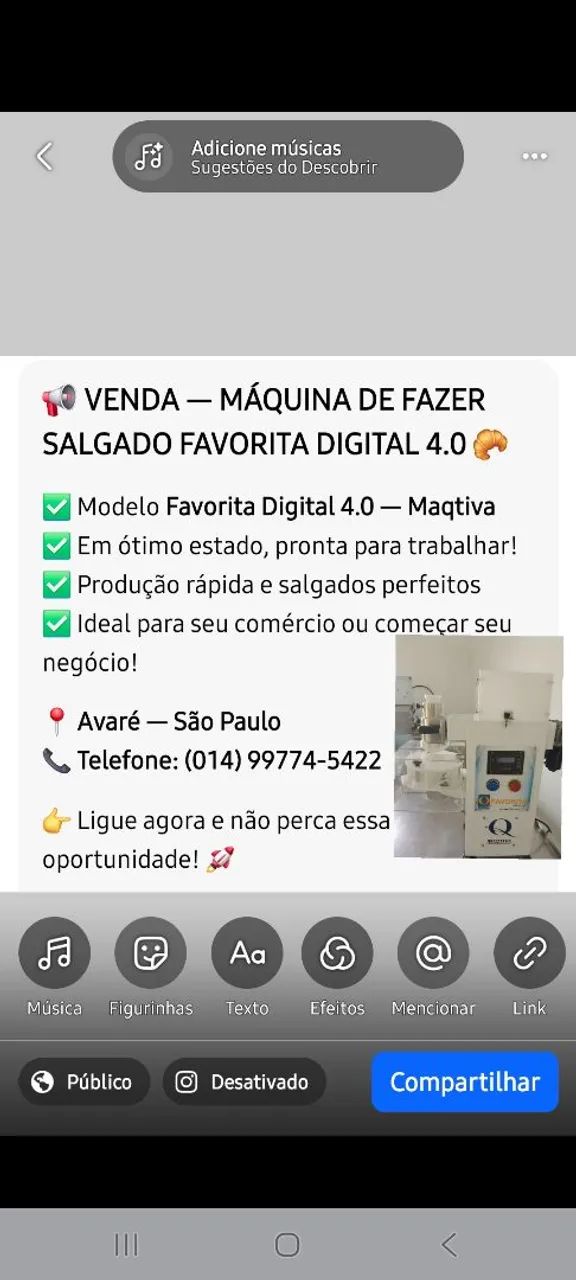 Maquina de fazer  salgado completo - Foto 2