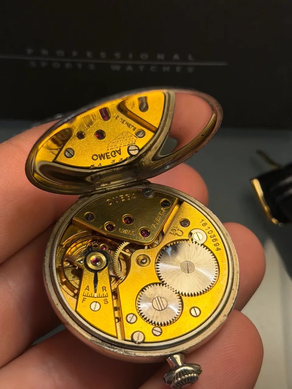 Relógio Omega bolso ano 1920 - Foto 3