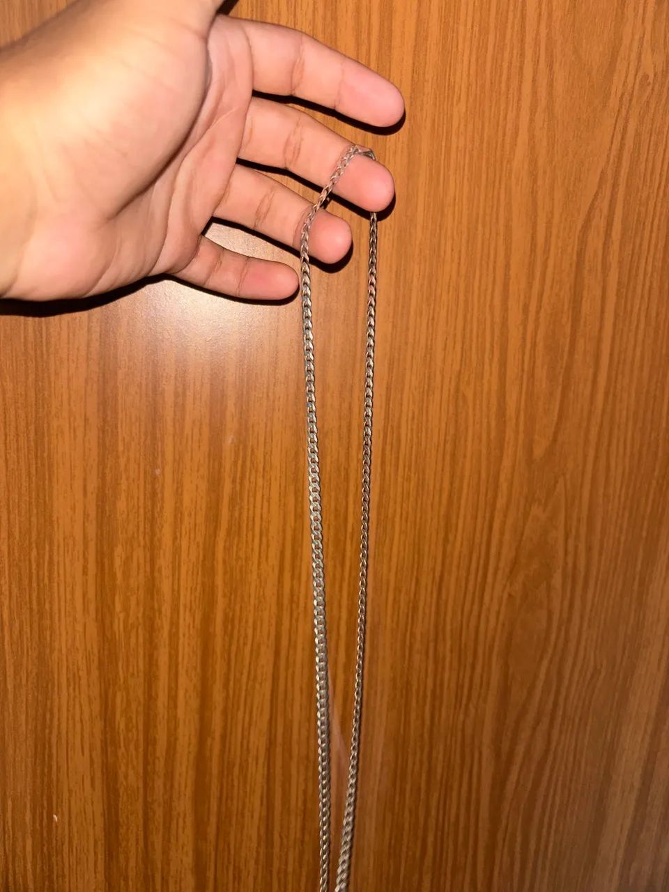 Corrente de prata de 5m.m  - Foto 2