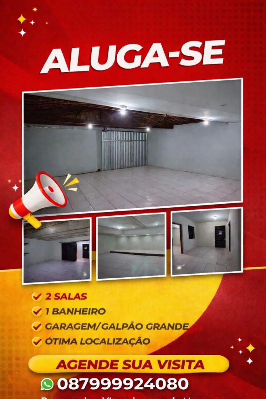 Galpao com banheiro , sala ....
