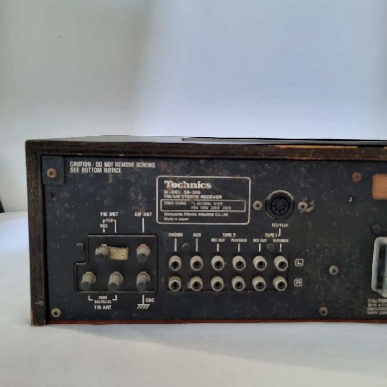Receiver Technics SA-300 Toca discos Vintage Vinil LP DJ