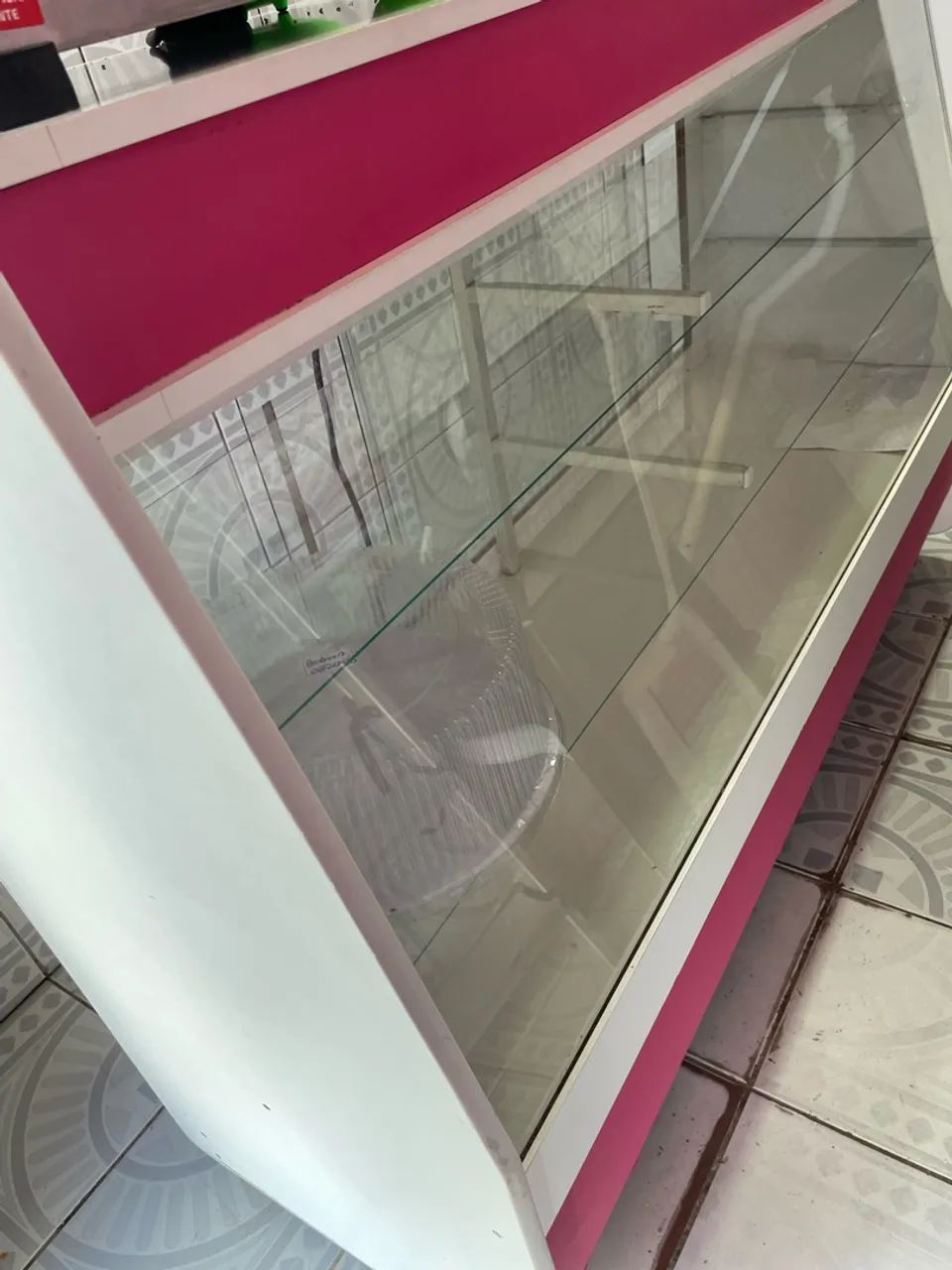 Balcão Lanchonete expositor na cor rosa - Foto 2