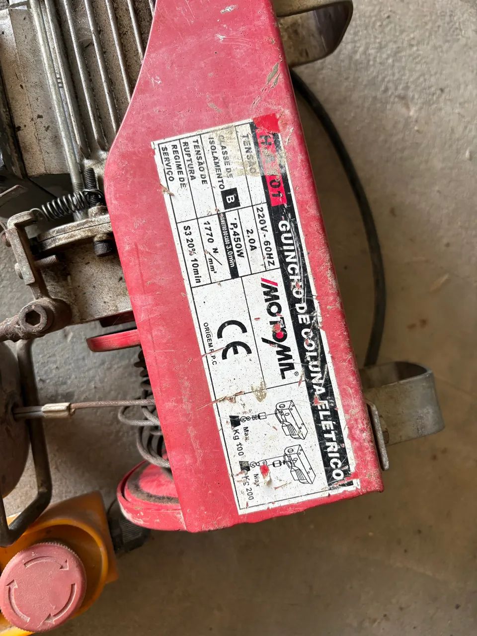 Guincho de construção  100 a 200 KG - Foto 2