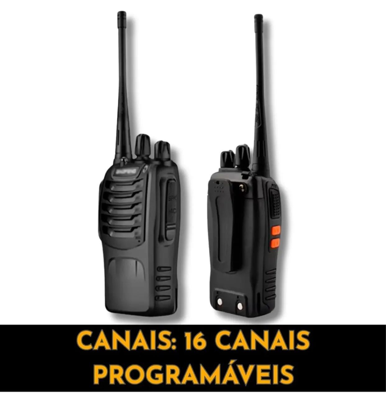 Par de rádio comunicador profissional completo  - Foto 5