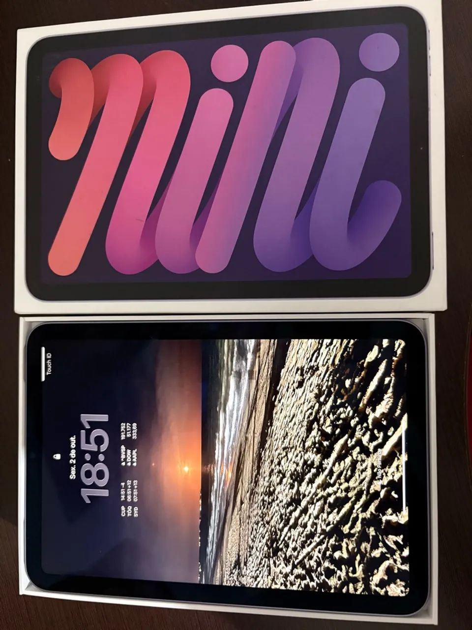iPad mini 6ª geração 256GB Wi-Fi Roxo + Caixa e Acessórios - Foto 3