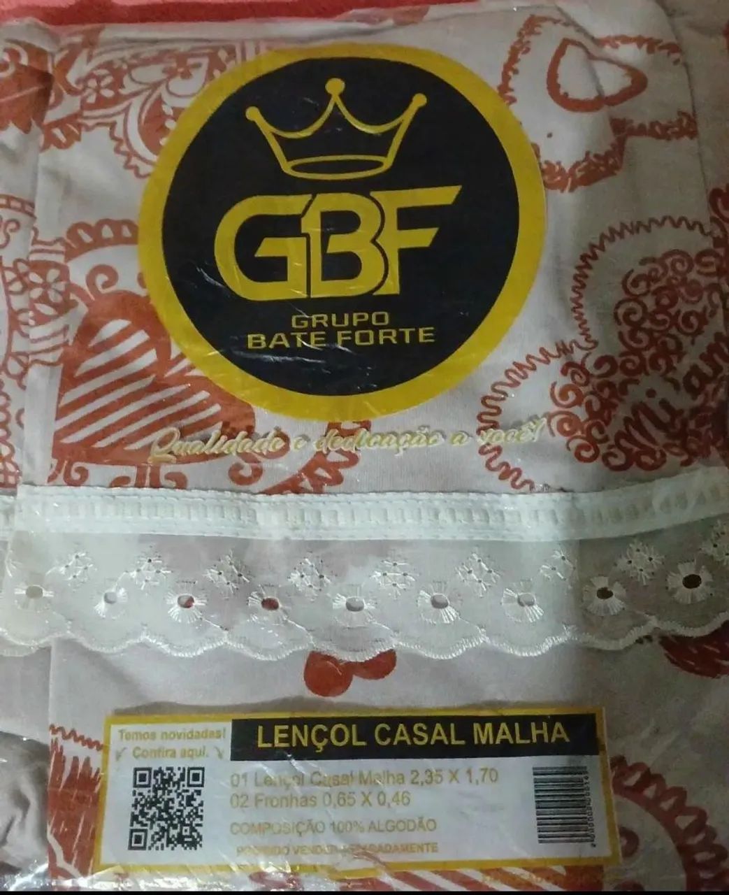 Lençol casal malha 