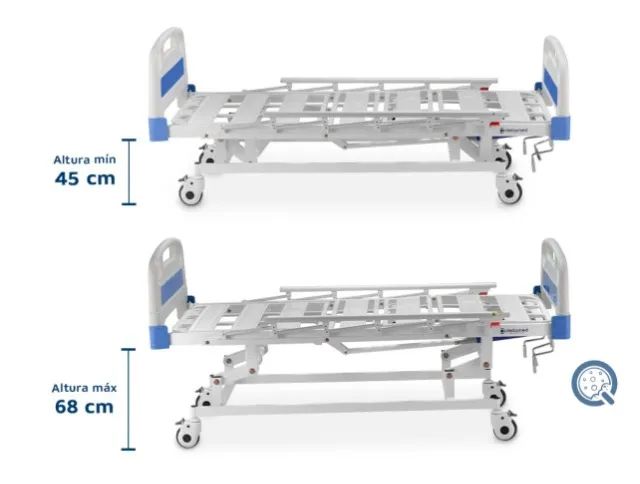 CAMA HOSPITALAR ARTICULADA, COM COLCHÃO ORIGINAL. - Foto 5