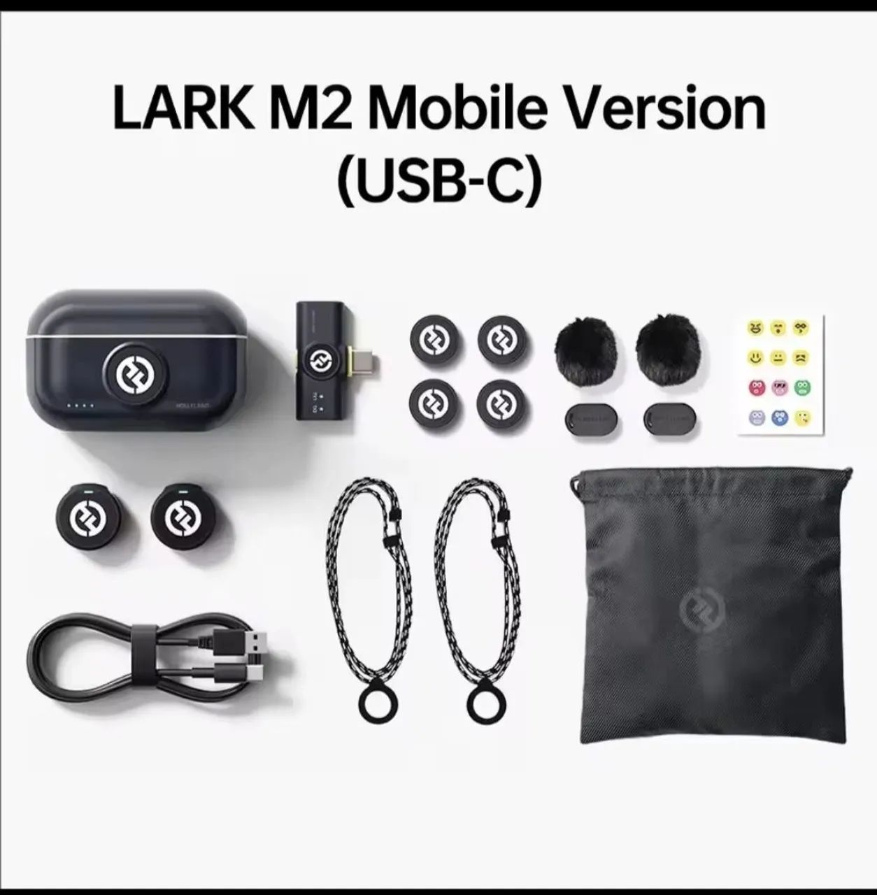 Microfone Hollyland LARK M2 versão USB-C Lacrado - Foto 2