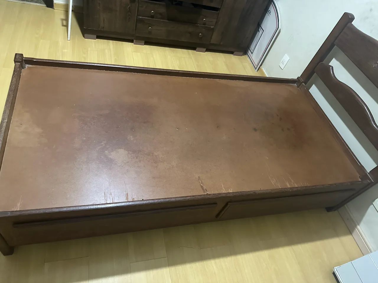 Cama Sucupira Solteiro - Excelente - Foto 3