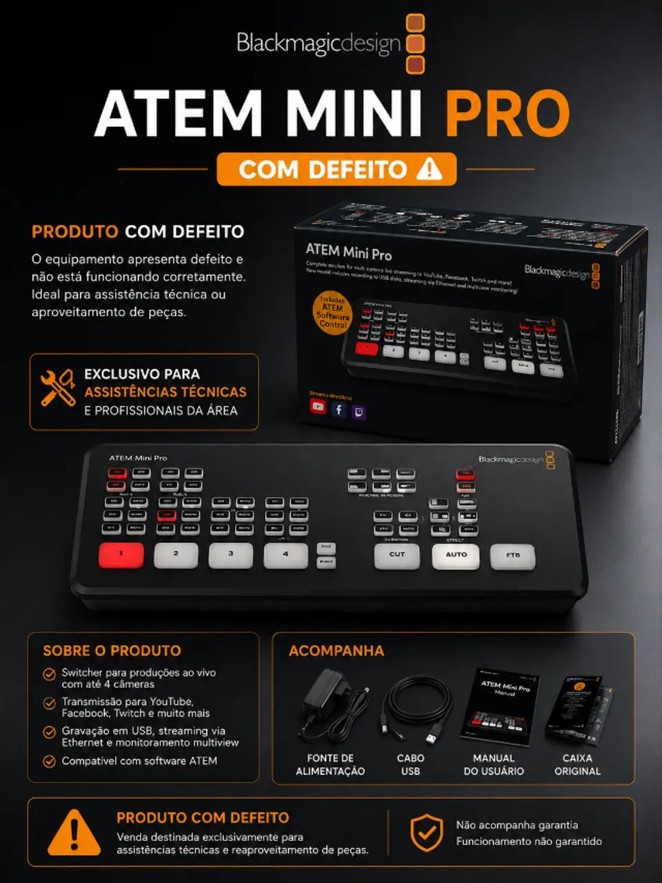 BLACKMAGIC ATEM MINI PRO