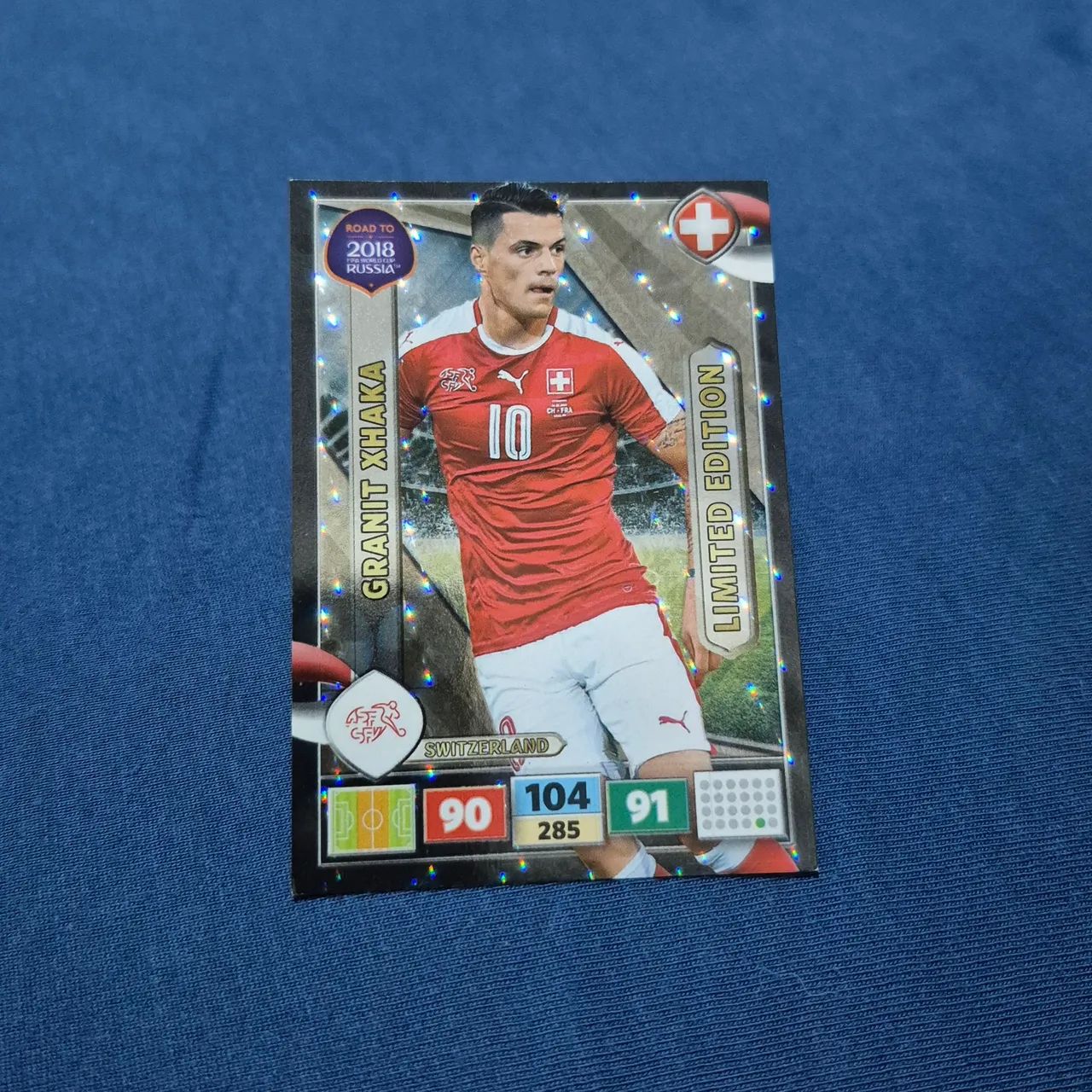Xhaka card adrenalyn copa 2018 limited edition