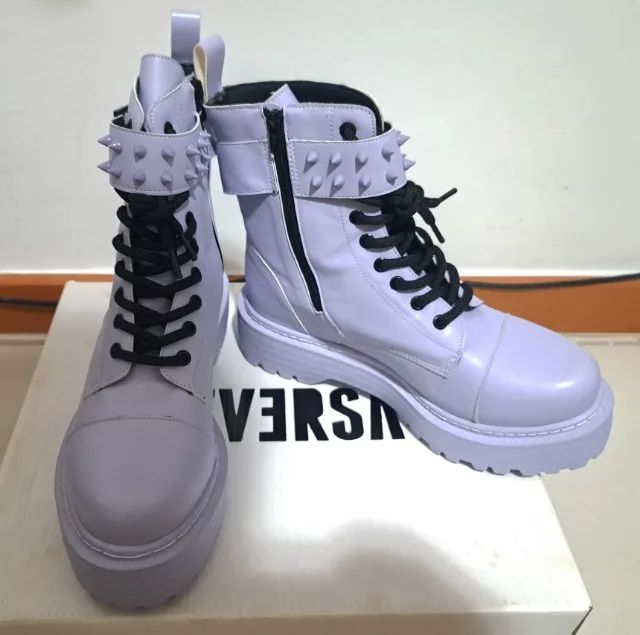 Coturno 38 Bulky Psycho Lavanda Reversa