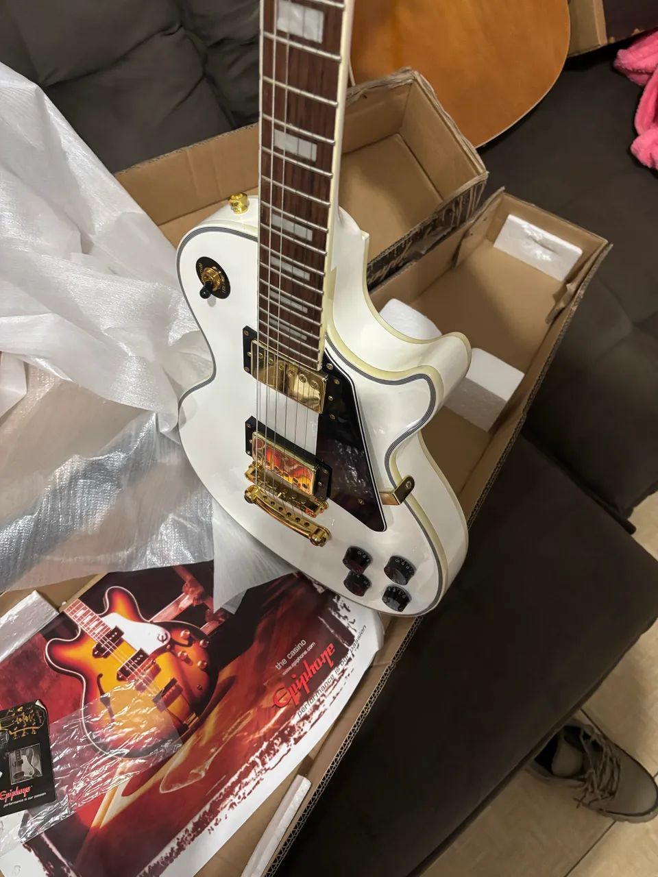 Guitarra Epiphone lês paul - Foto 3