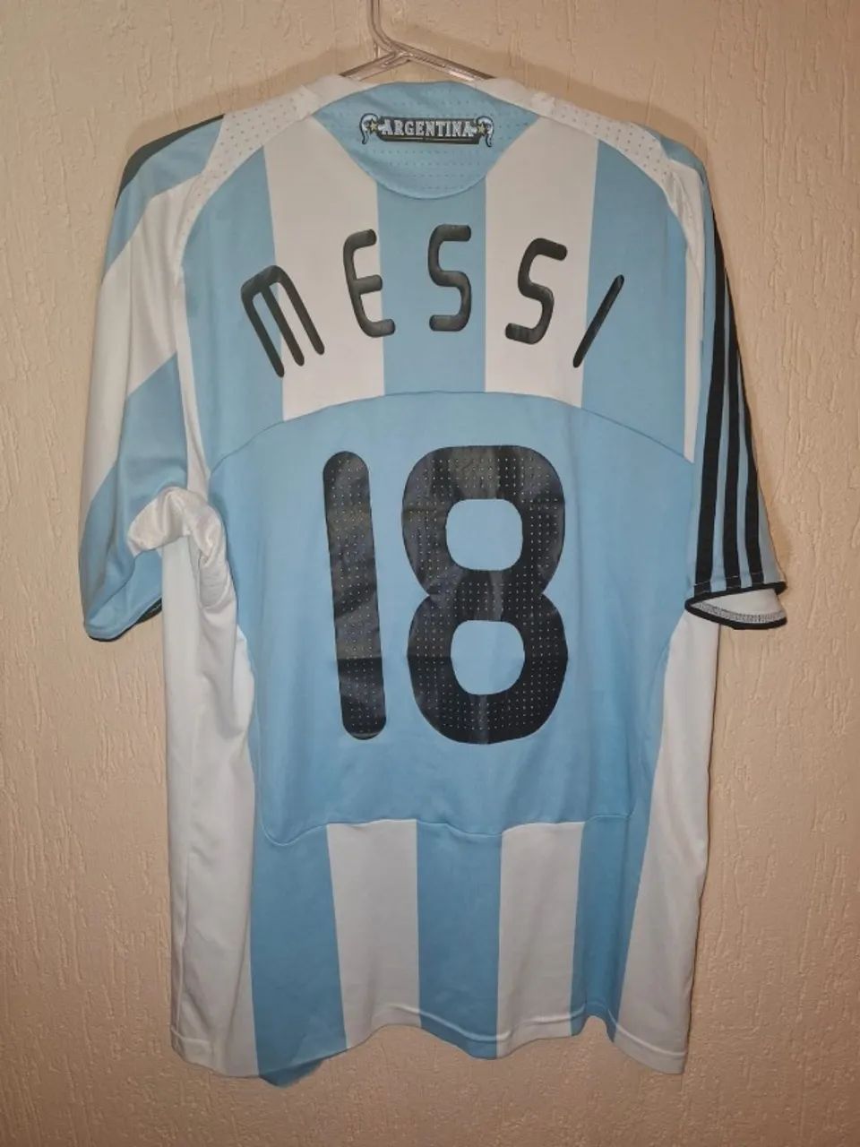 Camisa Argentina 2008 #18 Messi - G