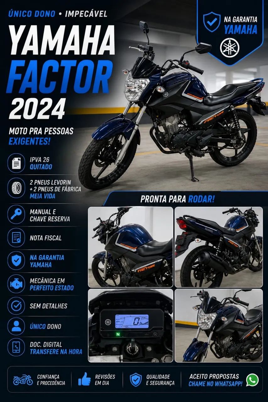 Oportunidade! Yamaha factor 150cc
