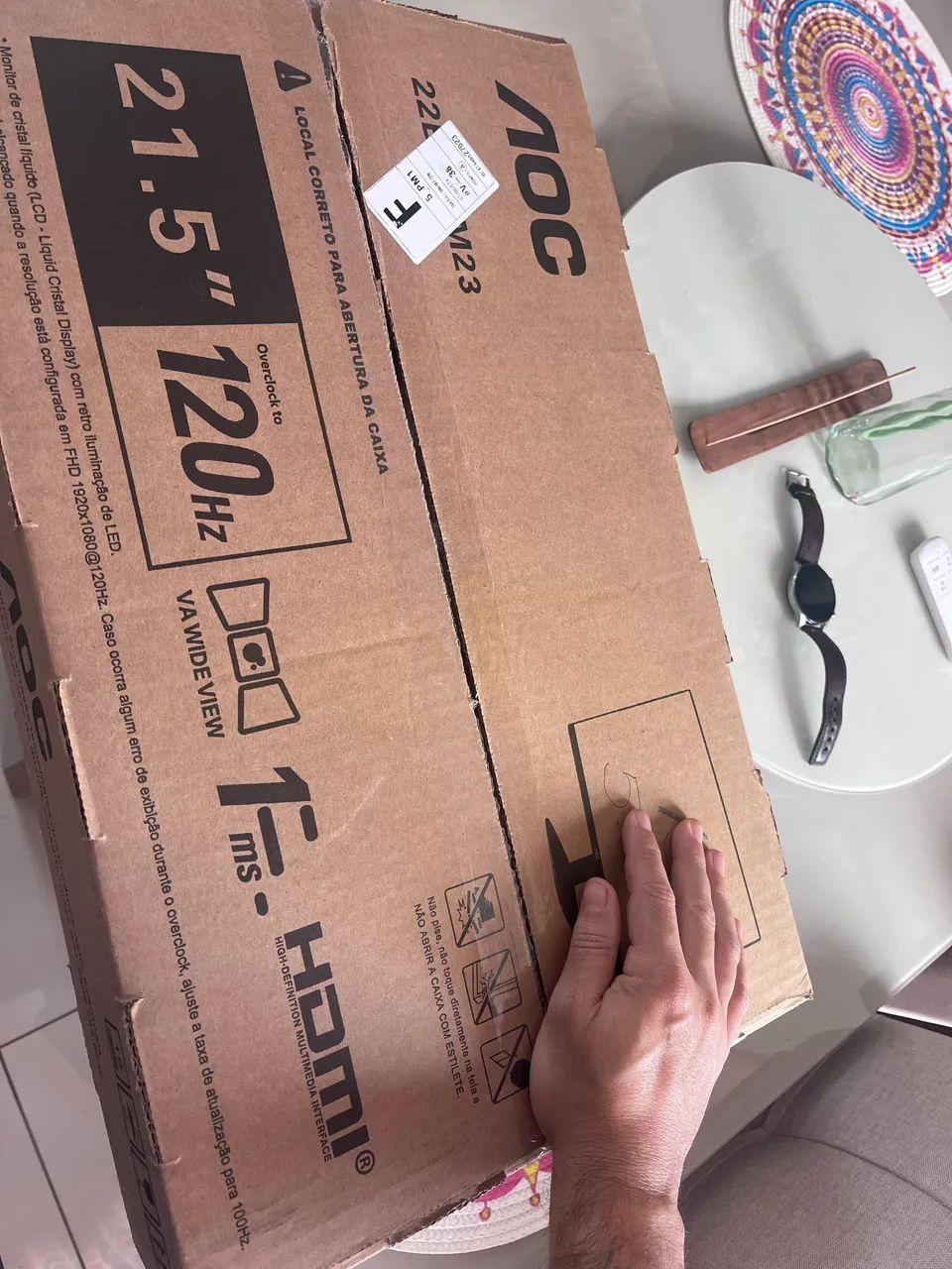 Monitor AOC 21.5 novo - Foto 3