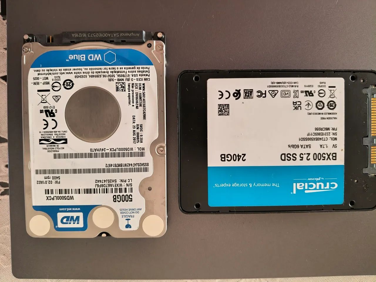 SSD 240 gb/ HD 500 gb - Foto 2