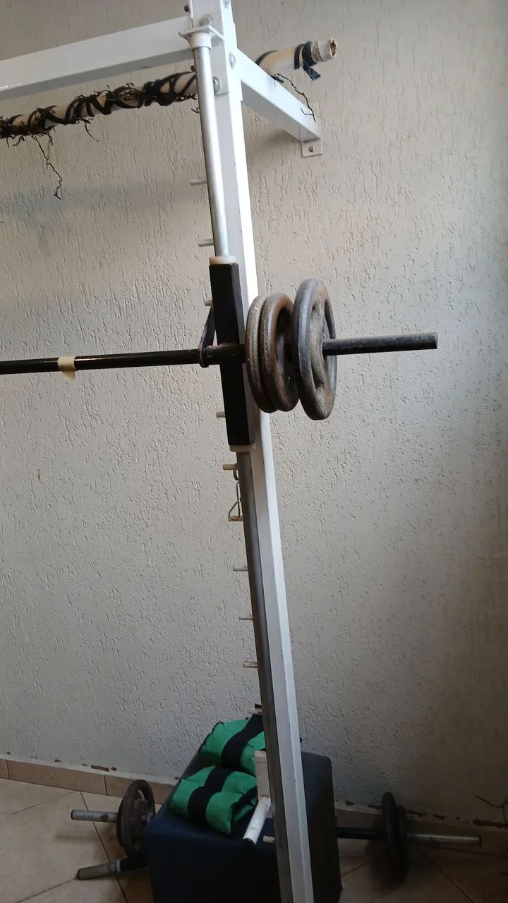 Barra guiada para musculação  - Foto 3