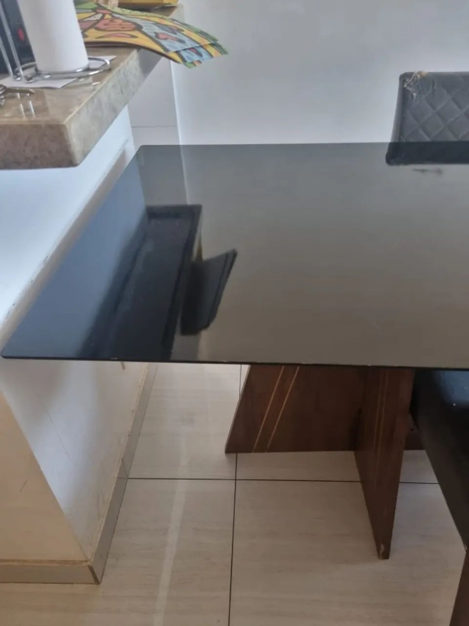 Mesa de Jantar Preta - Foto 5