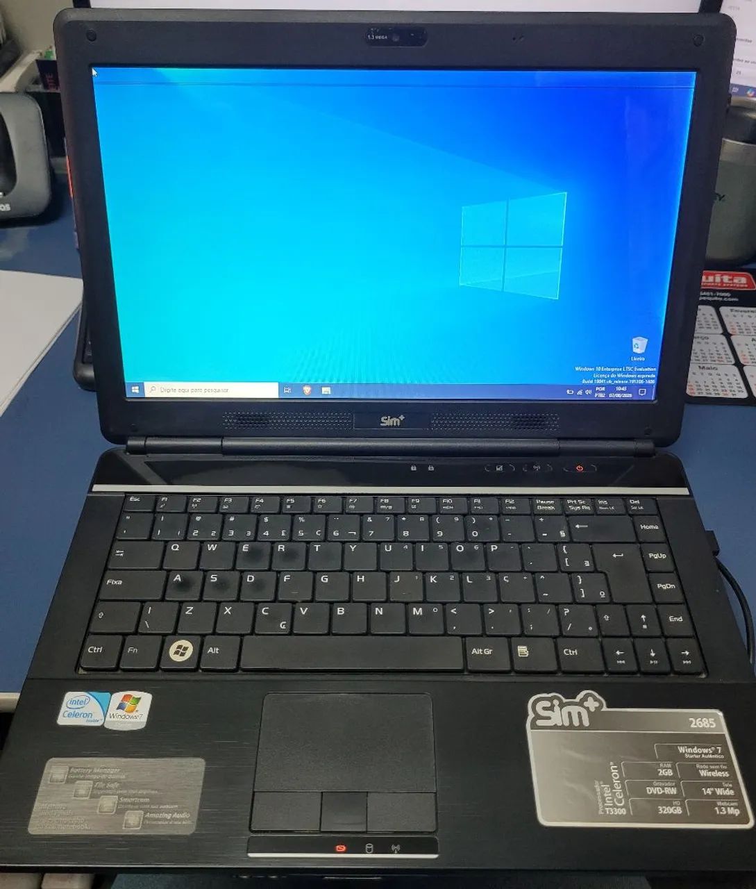 Notebook sim+ 2865 SSD 120gb