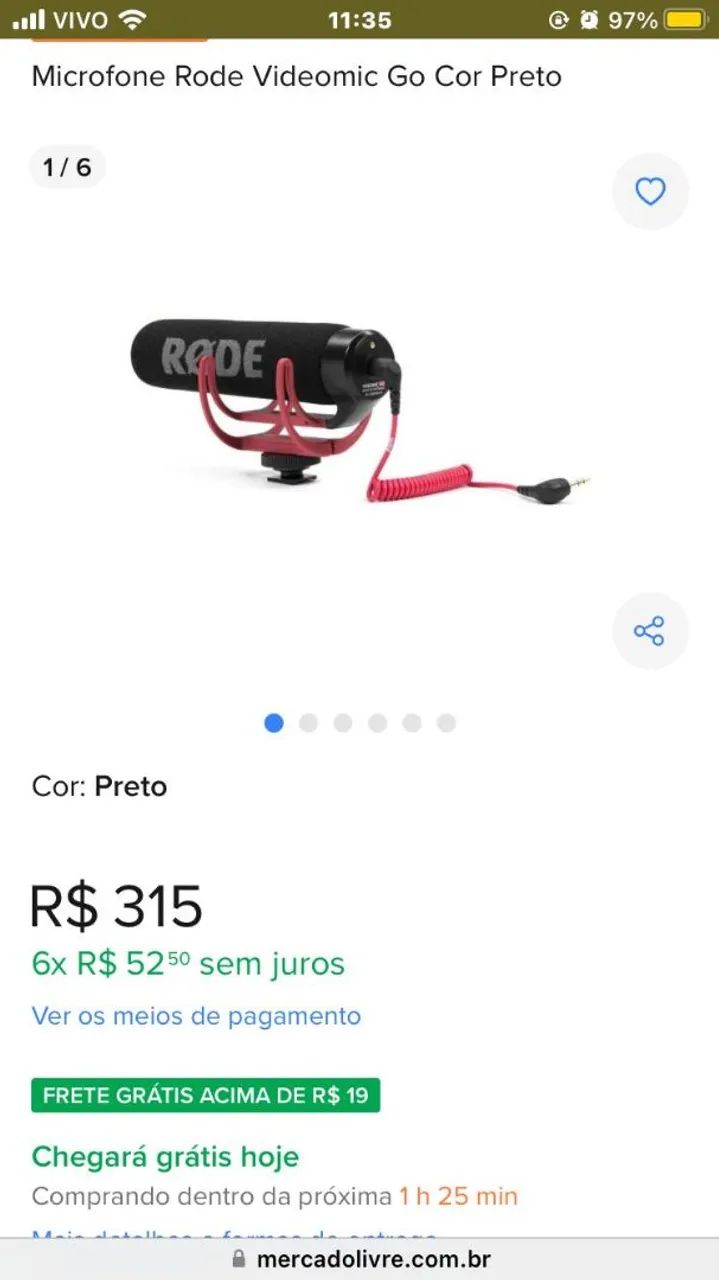 Microfone de câmera  - Foto 6