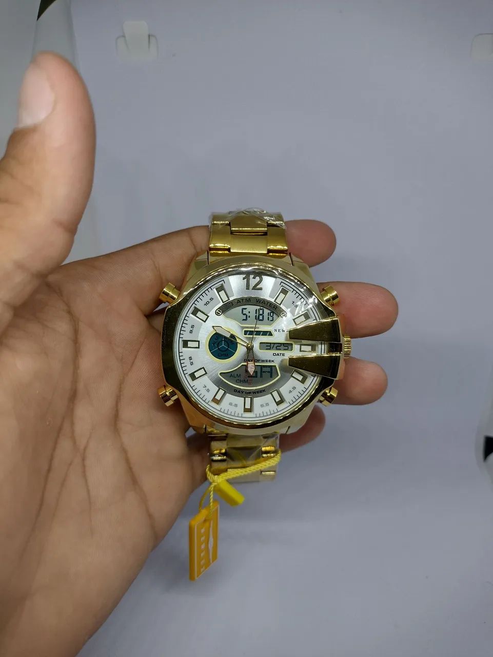 Original New rex analógico e manual resistente a água funcional