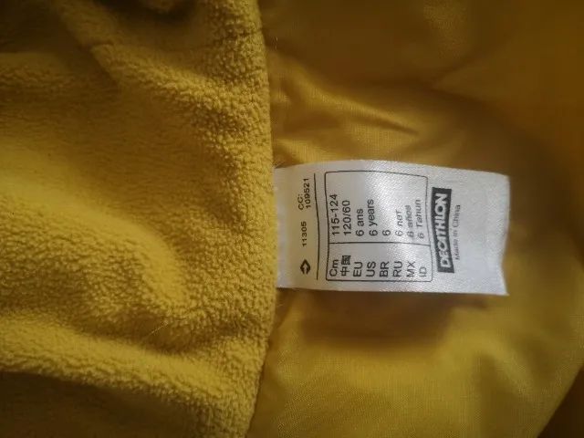 Colete Acolchoado Infantil com Capuz Quechua (Decathlon) - Foto 2