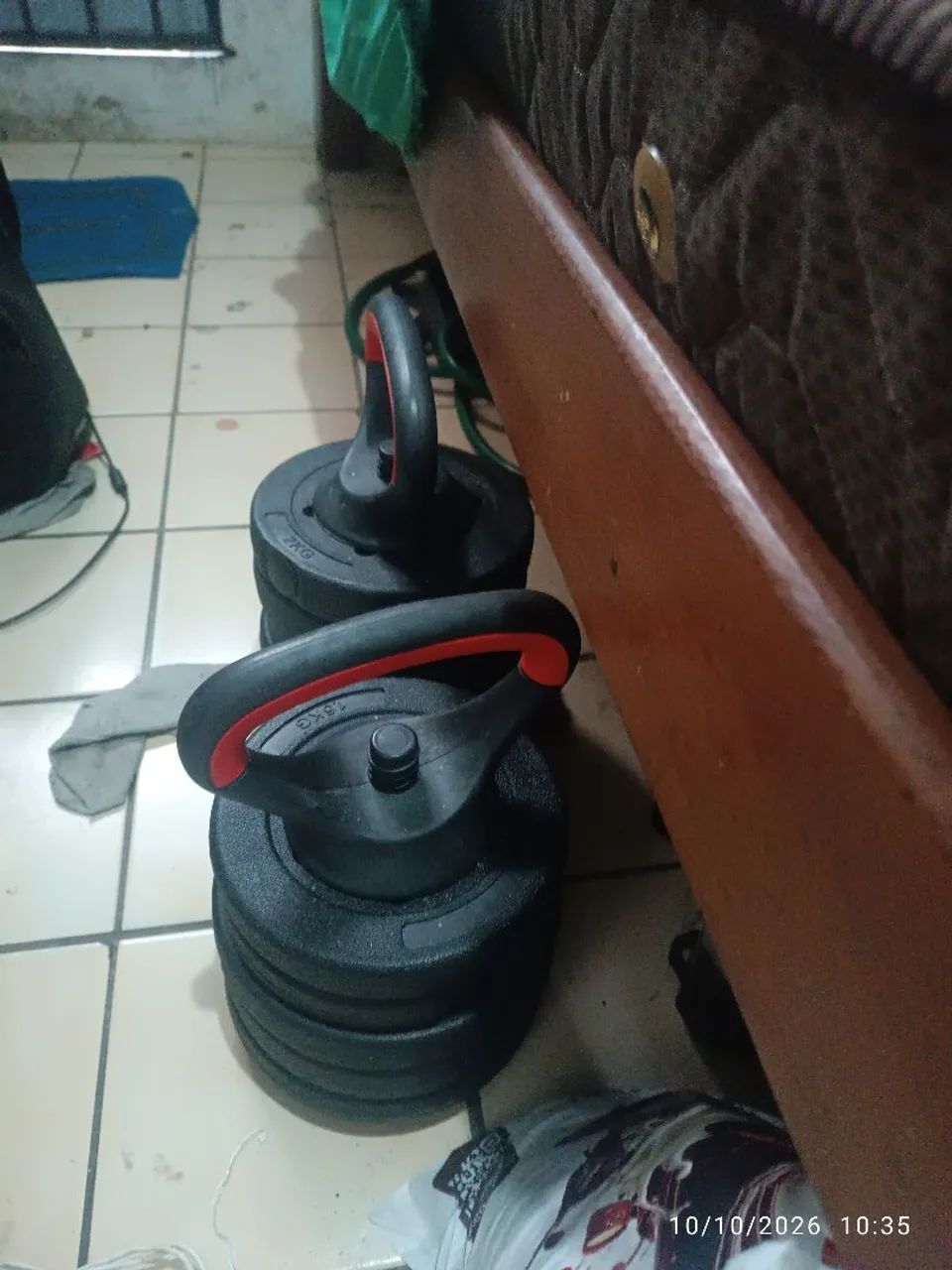 Halteres 15kg com jogos de variação  - Foto 2