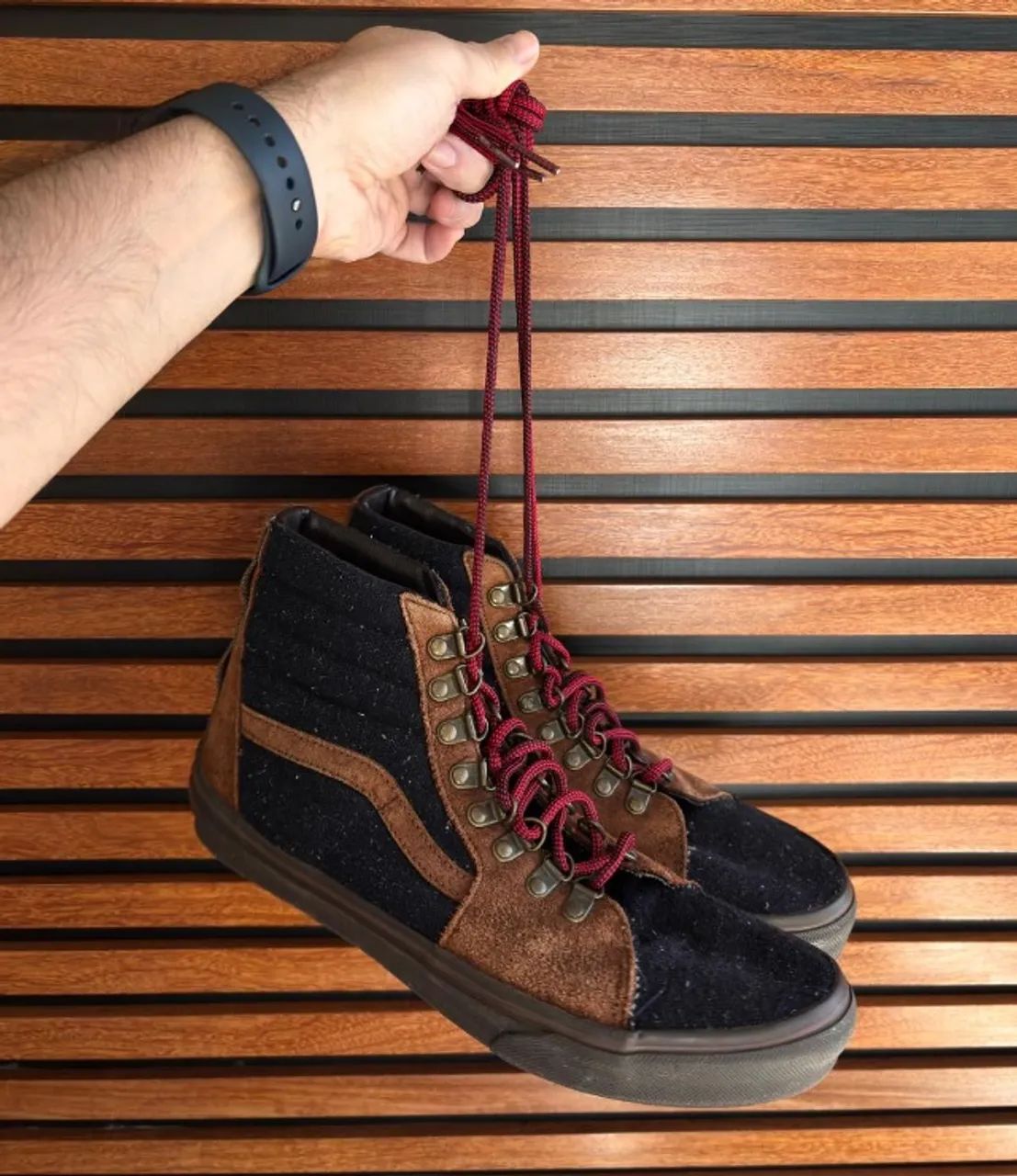 [VENDO] Tenis Vans sk8-hi hiking / Outdoor pack (linha sazonal) - Tam.41 - Foto 4