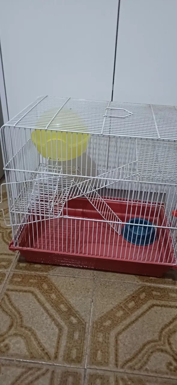 Gaiola retangular para hamster usada - Foto 3