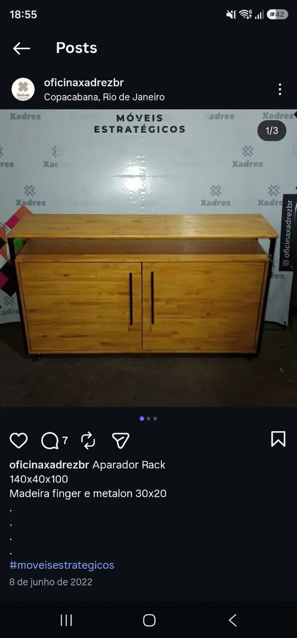 Conjunto de móveis industriais - Foto 2