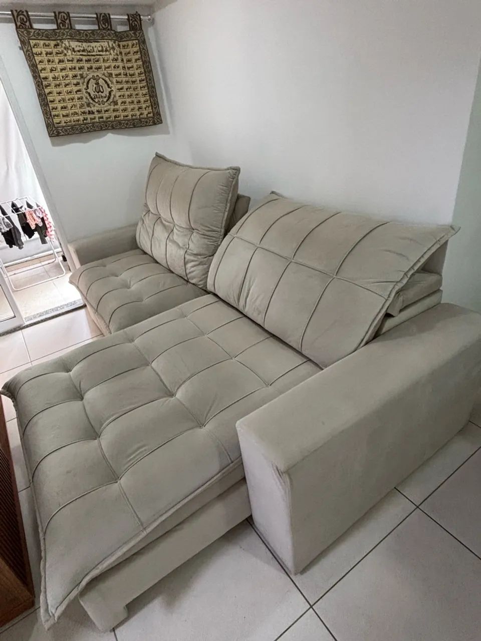 Sofá Retrátil e Reclinável Premium Grande - 2,95m / ACEITO PROPOSTA - Foto 2