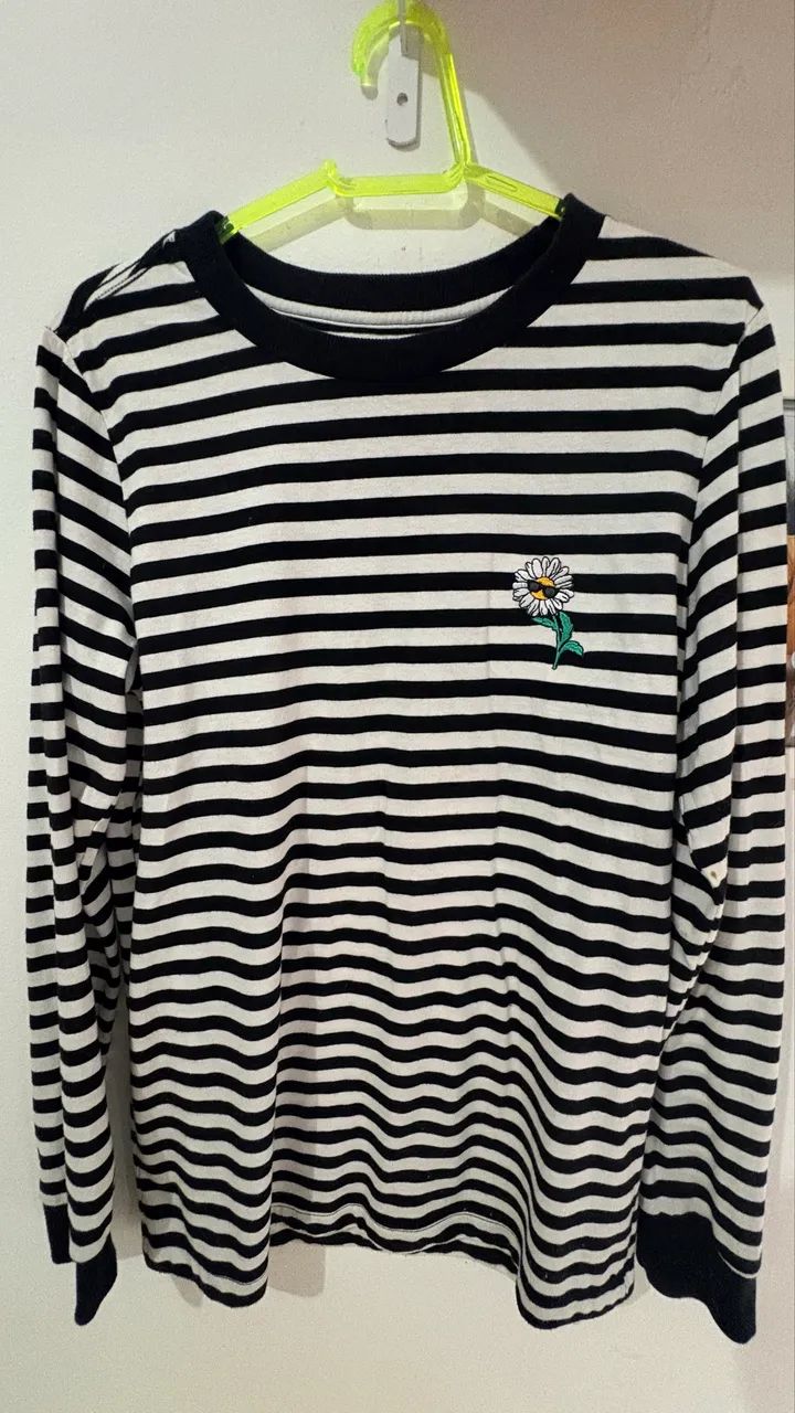 Camisa manga longa listrada